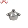 طراز DF68345 مقلاة من الفولاذ غير القابل للصدأ ذات أغطية ملونة صافية لصور الطبق المصنوعة من المقلاة من طراز DF68345. Item Picture
